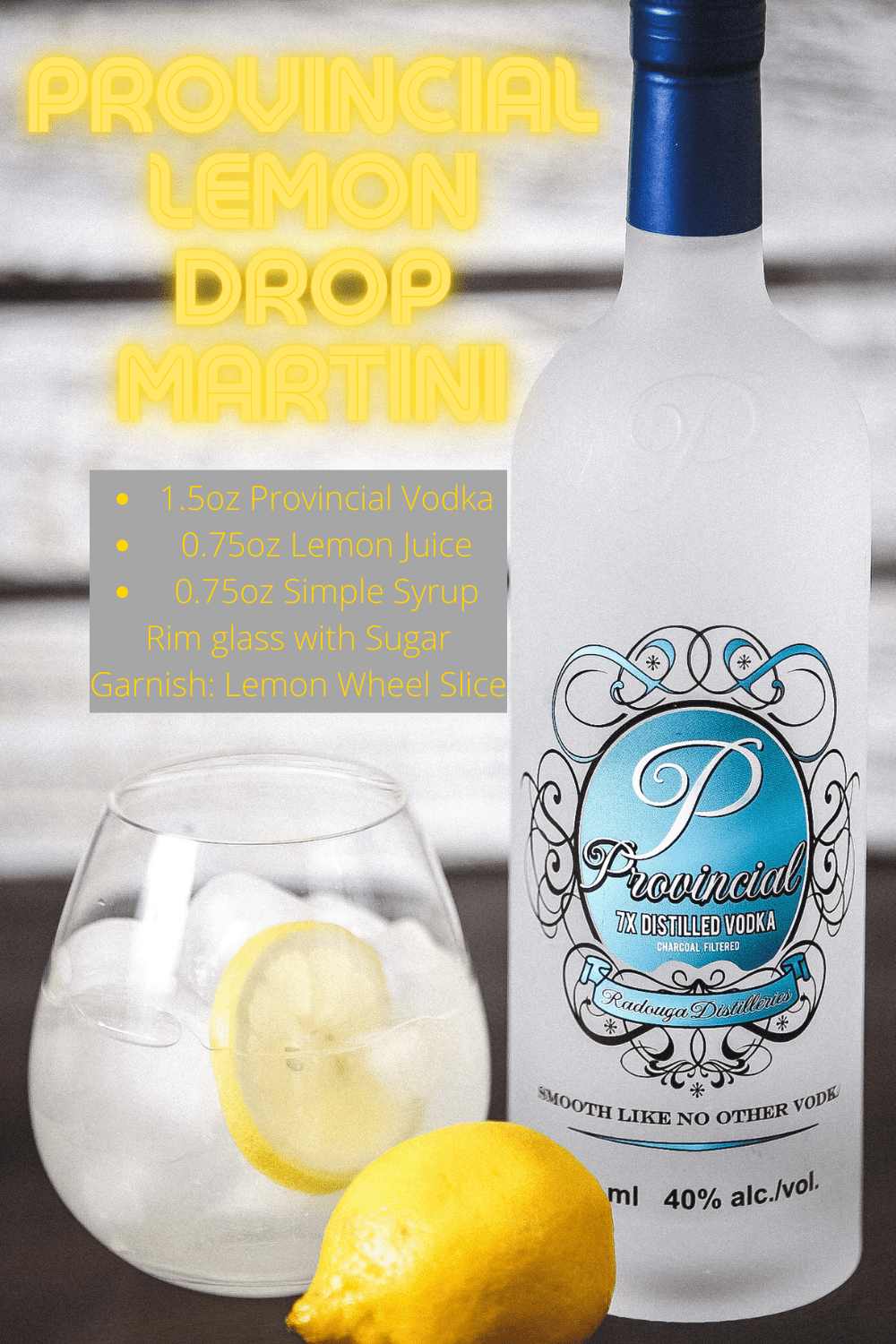 beverage with Lemon